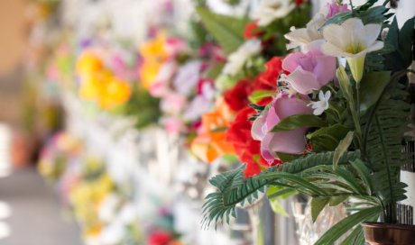 Vente de composition florale pour columbarium à Saint-Amour  